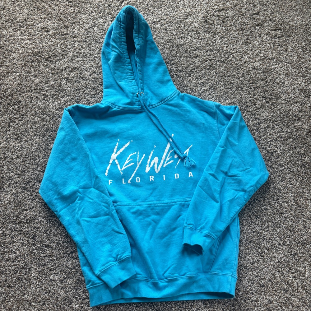 Key West Florida Turquoise Hoodie Sweatshirt